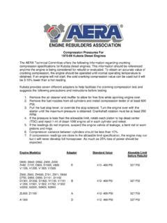 kubota diesel compression test|TB2012 .